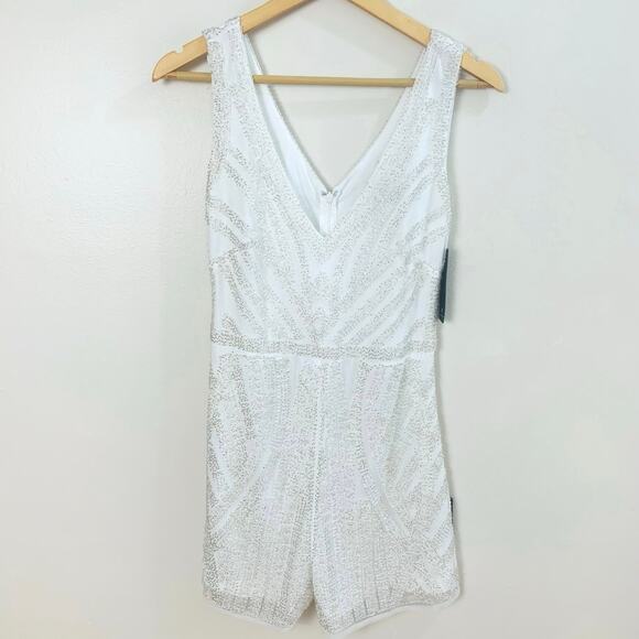 Lulu's White V-Neck Jumpsuit - Picture 7 of 13